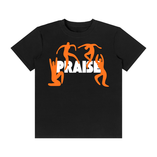 Black 'PRAISE' Tee