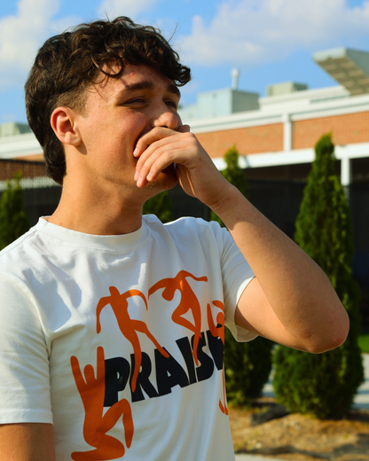 White 'Praise' Tee